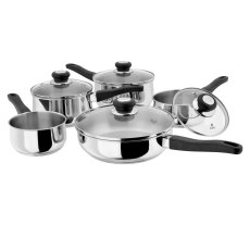 Vista 5 Piece Saucepan Set Stainless Steel Vista 5 Piece Saucepan Set Stainless Steel