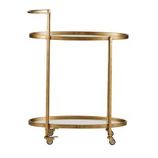 Push Trolley Antique Brass
