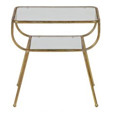 Amazing Side/Lamp Table Metal & Glass Antique Brass Amazing Side/Lamp Table Metal & Glass Antique Brass