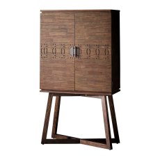 Jaipur 2 Door Drinks Cabinet Dark Brown Jaipur 2 Door Drinks Cabinet Dark Brown