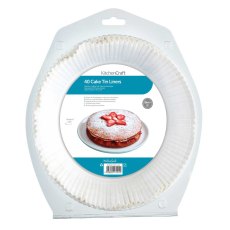 Non-Stick 20cm Round Cake Tin Liners (Packet of 40)