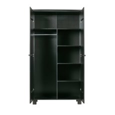 Dennis 3 Door Wardrobe Pine Concrete Grey