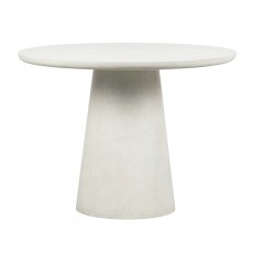 Damon 4-6 Person Round Dining Table White Damon 4-6 Person Round Dining Table White