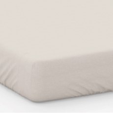 200 Thread Count Fitted Sheet (15") Ivory (Multiple Sizes)