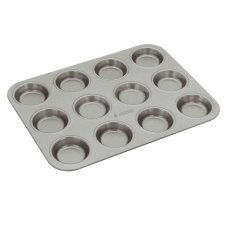 12 Cup Non Stick Bun Tin 25.8cm x 34.2cm 12 Cup Non Stick Bun Tin 25.8cm x 34.2cm