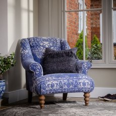 Jacaranda Armchair Fabric Bagru