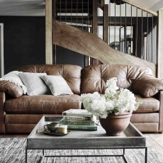 Bailey 2 Seater Sofa Byron Leather Tumbleweed