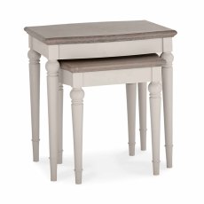Freeport Nest Of Tables (2) Grey Washed Oak Freeport Nest Of Tables (2) Grey Washed Oak