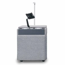 Federico Modular Storage Unit With LED Light , Cup & Device Holder & Drawer Fabric Category 20 Federico Modular Storage Unit With LED Light , Cup & Device Holder & Drawer Fabric Category 20