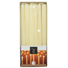 Wax Dinner Candles (Set of 12) 25cm (Multiple Colours) Wax Dinner Candles (Set of 12) 25cm (Multiple Colours)