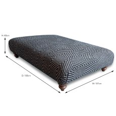 Herbie Footstool Fabric D