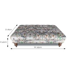 Felicity Footstool Fabric C