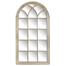 Isabella Wall Mirror Champagne Silver