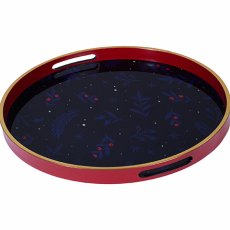 Festive Night Tray Red & Black Festive Night Tray Red & Black