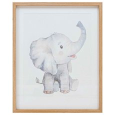 Nelly the Elephant 42.5cm x 52.5cm Picture Light Wood Frame Nelly the Elephant 42.5cm x 52.5cm Picture Light Wood Frame