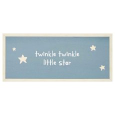 Twinkle Twinkle 73cm x 33cm Picture White Frame Twinkle Twinkle 73cm x 33cm Picture White Frame