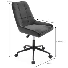 Benton Office Chair (Multiple Colours)