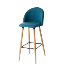 Nissa High Bar Stool Fabric (Multiple Colours)