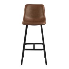 Oregan Bar Stool Faux Leather (Multiple Sizes & Colours)