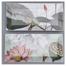 Natures Bloom Platter (Set of 2) Multi-Coloured Natures Bloom Platter (Set of 2) Multi-Coloured