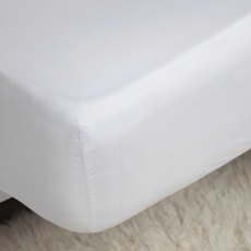 Bamboo 300 Thread Count Fitted Sheet (15") (Multiple Sizes & Colours)