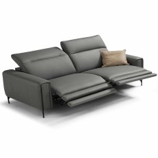 Gary Electric Reclining 4 Seater Sofa With 2 Electric Recliners Leather Category B Gary Electric Reclining 4 Seater Sofa With 2 Electric Recliners Leather Category B