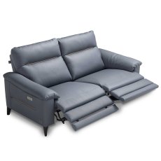 Oliver Electric Reclining 2.5 Seater Sofa With 2 Electric Recliners Leather Category B Oliver Electric Reclining 2.5 Seater Sofa With 2 Electric Recliners Leather Category B