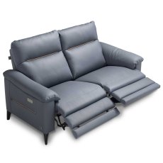 Oliver Electric Reclining 2 Seater Sofa With 2 Electric Recliners Leather Category B Oliver Electric Reclining 2 Seater Sofa With 2 Electric Recliners Leather Category B