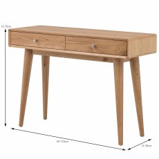 Jenson Console Table Light Oak