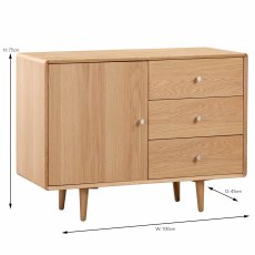 Jenson Sideboard Light Oak (Multiple Sizes)