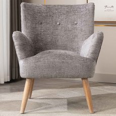 Toledo Armchair Fabric Grey