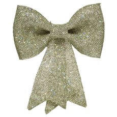 Decorative Bow With Glitter (Multiple Sizes & Colours)