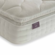 Fern Latex Pillowtop King (150cm) 1/2 Ottoman & 2 Drawer Mattress & Divan Set Navy