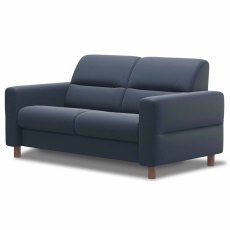 Fiona 2 Seater Sofa With Upholstered Arms Batick Leather Fiona 2 Seater Sofa With Upholstered Arms Batick Leather