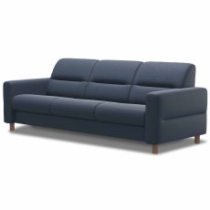 Fiona 3 Seater Sofa With Upholstered Arms Batick Leather Fiona 3 Seater Sofa With Upholstered Arms Batick Leather