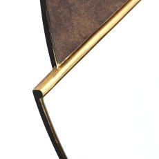 Genevieve Mirror Gold & Rust