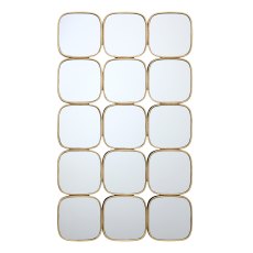 Nyla Mirror Rectangular Gold Nyla Mirror Rectangular Gold
