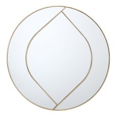 Bianca Mirror Round Gold Bianca Mirror Round Gold