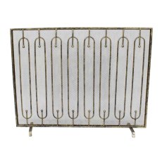 Estela Fire Guard Antique Gold Estela Fire Guard Antique Gold