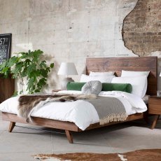 Roxy Bedstead Rustic Oak (Multiple Sizes)