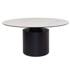 Giotto 6-8 Person Round Dining Table White Giotto 6-8 Person Round Dining Table White