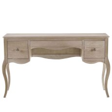 Camille Dressing Table/Desk & Bedroom Stool Set Limed Oak