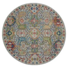 Ankara Global 12 Rug Grey & Multicoloured (Multiple Sizes)