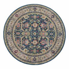Ankara Global 13 Rug Navy & Multicoloured (Multiple Sizes)
