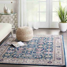 Ankara Global 13 Rug Navy & Multicoloured (Multiple Sizes)