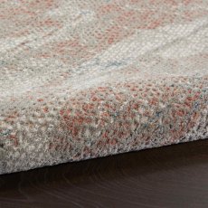 Rustic Textures 15 Rug Light Grey & Rust (Multiple Sizes)