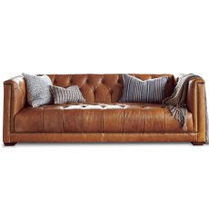 Vagabond Buttoned 3.5 Seater Sofa Leather C Vagabond Buttoned 3.5 Seater Sofa Leather C