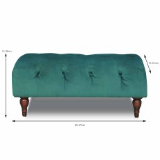 Ambora Small Footstool Fabric 20