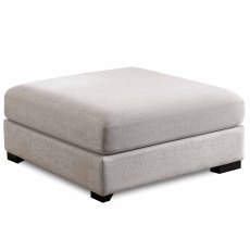 Gabriella Large Footstool Fabric Beige Gabriella Large Footstool Fabric Beige