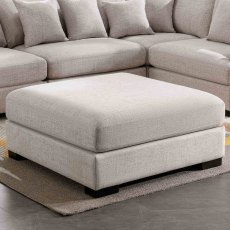 Gabriella Large Footstool Fabric Beige